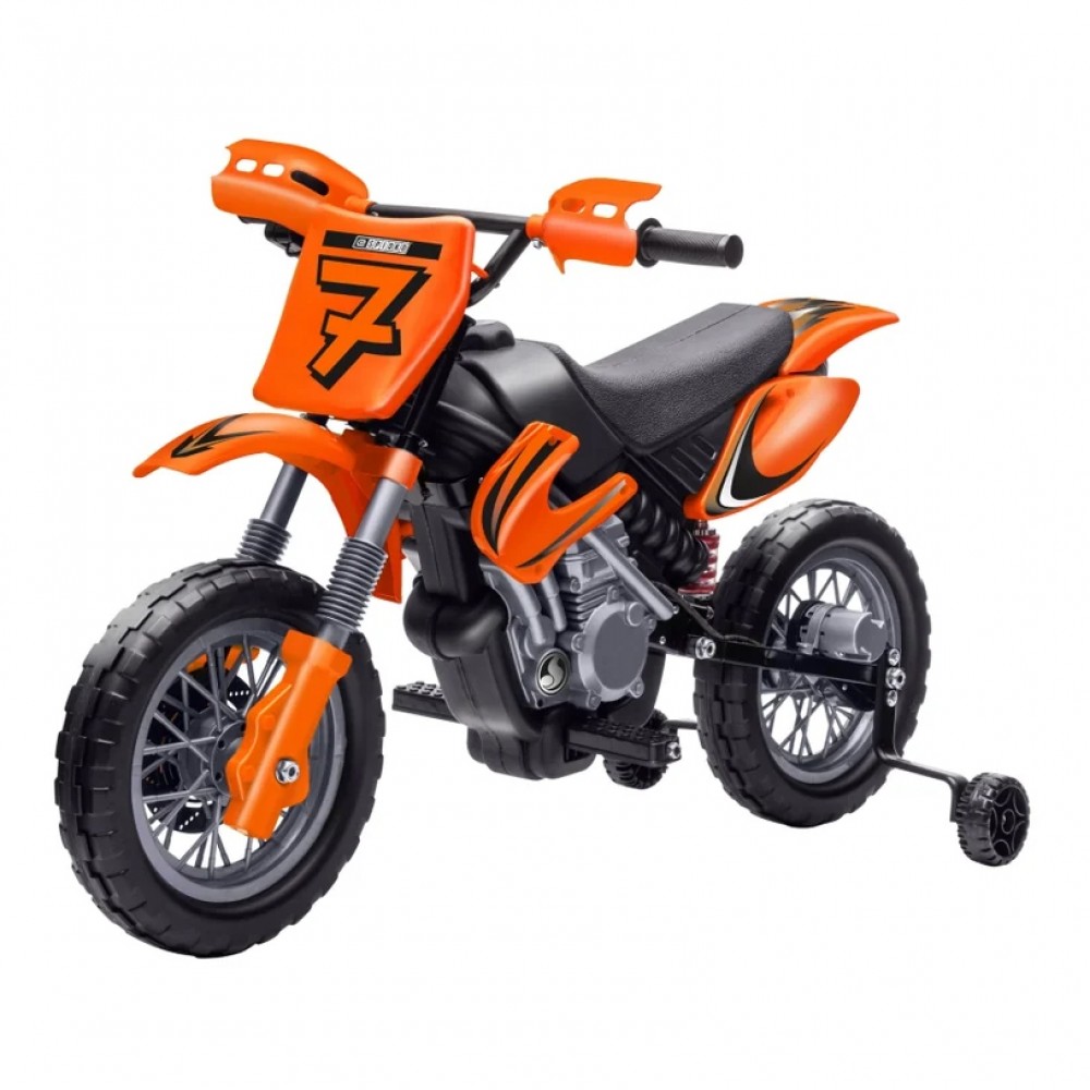 Ηλεκτροκίνητη Μηχανή Globo Moto Cross BT Li-ion 12V Orange