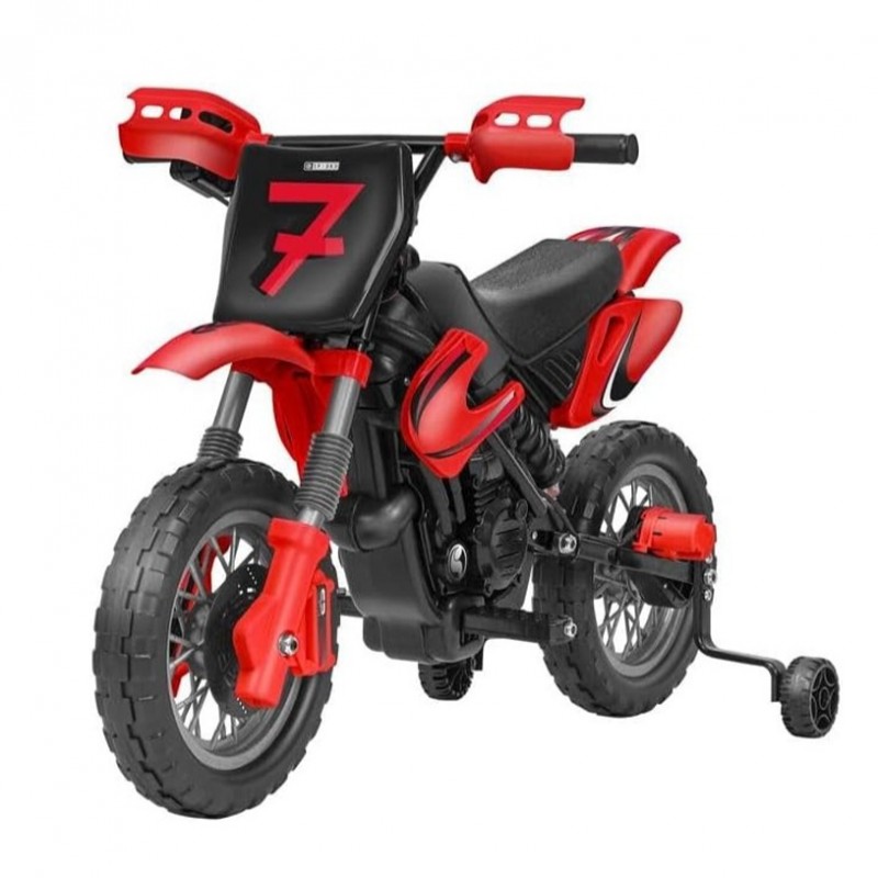 Ηλεκτροκίνητη Μηχανή Globo Moto Cross BT Li-ion 12V Red