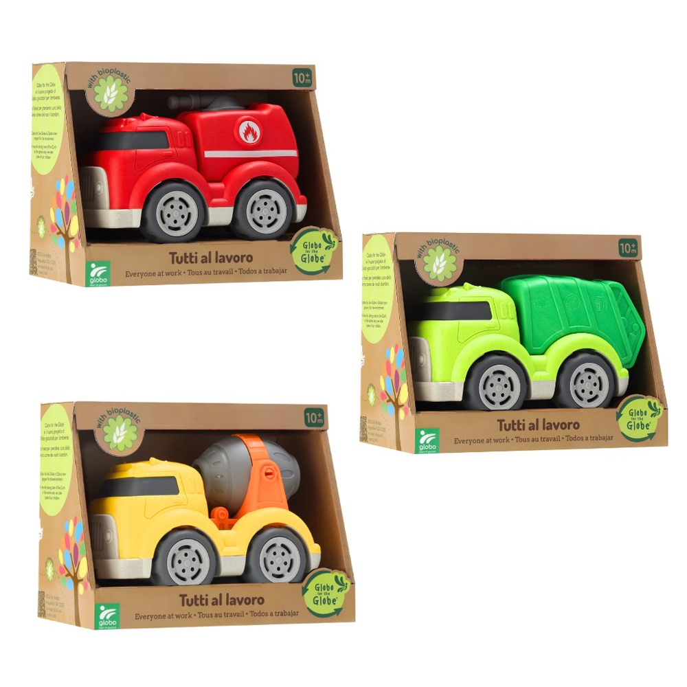 Όχημα Globo Bioplastica "Everyone At Work" 17cm