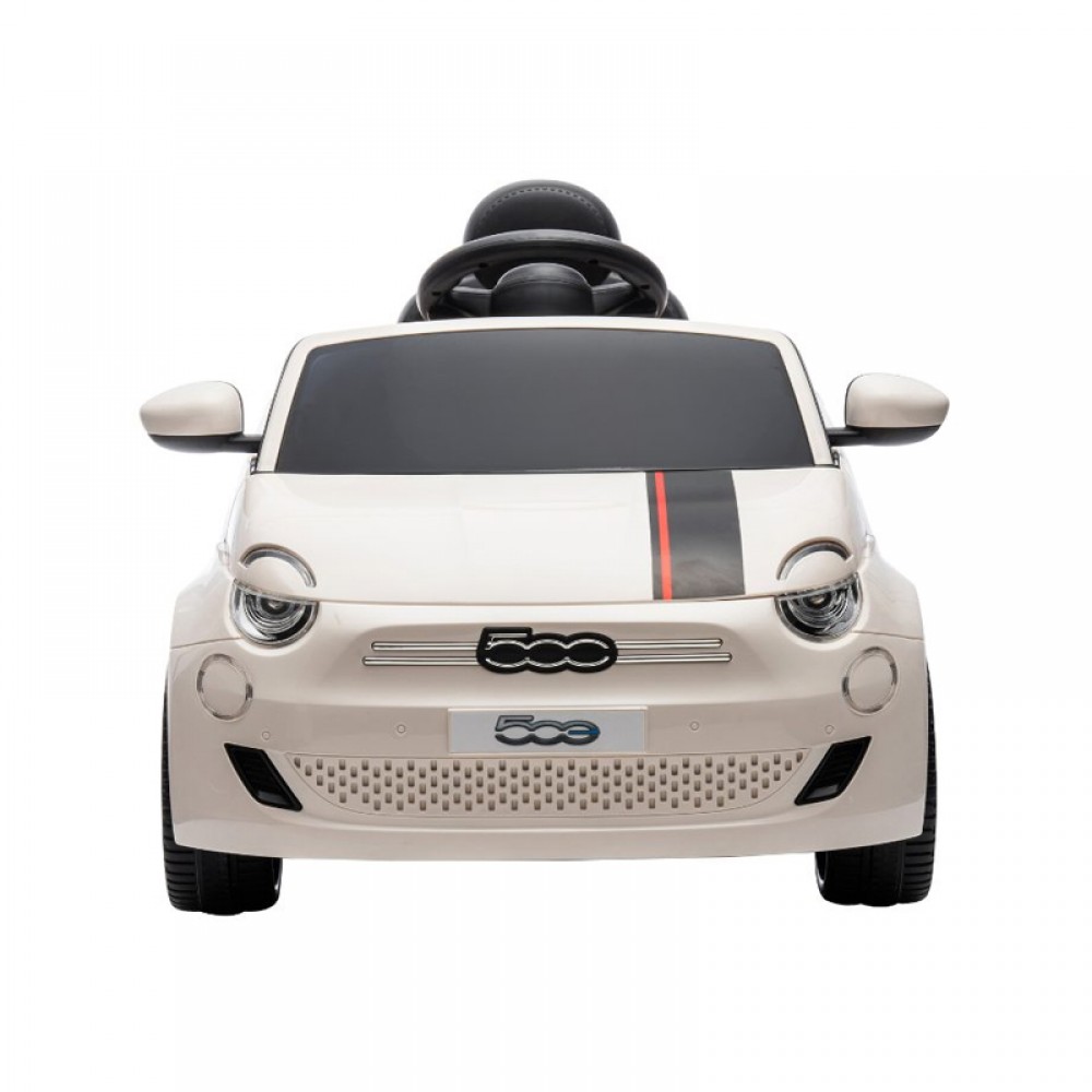 Ηλεκτροκίνητο Αυτοκίνητο Globo Fiat 500E με Τηλεχειριστήριο 12V White Ηλεκτροκίνητο Αυτοκίνητο Globo Fiat 500E με Τηλεχειριστήριο 12V White
