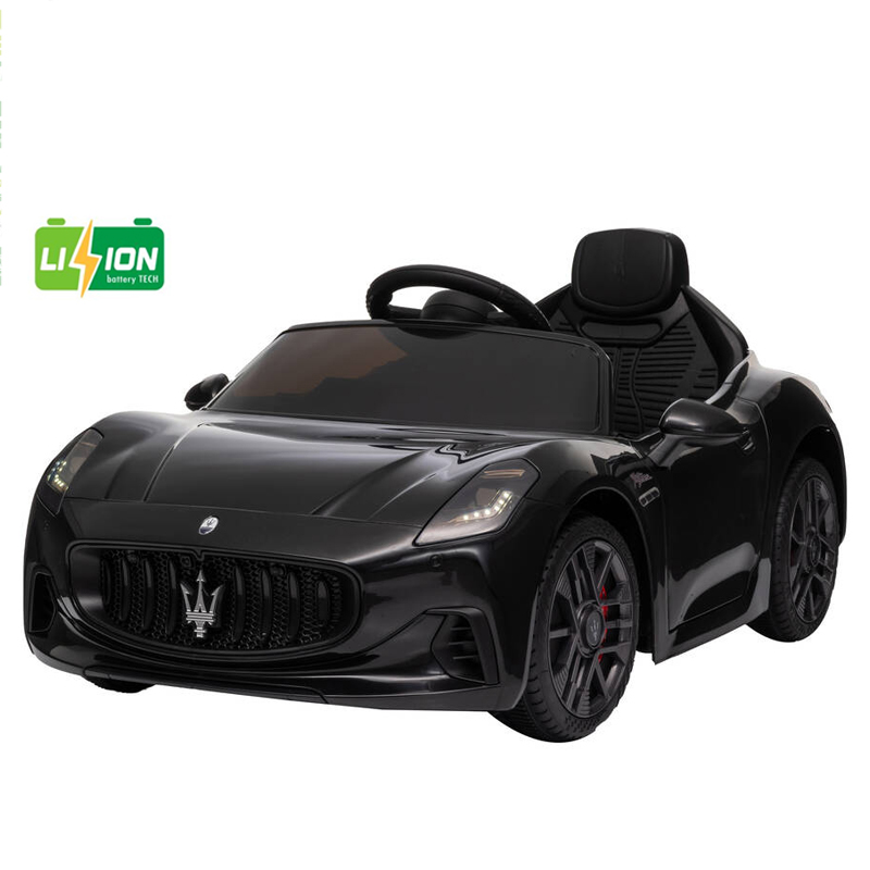 Ηλεκτροκίνητο Αυτοκίνητο Globo Maserati Li-Ion με Τηλεχειριστήριο 12V Black