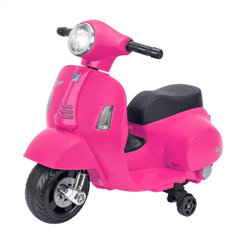 Ηλεκτροκίνητη Μηχανή Globo Vespa GTS Li-Ion 8,4V Pink