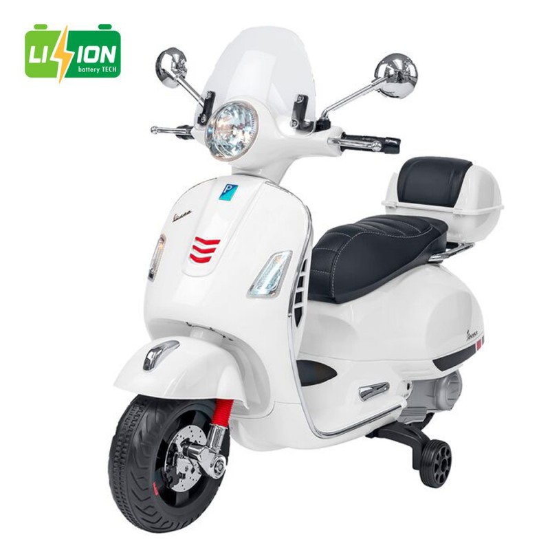 Ηλεκτροκίνητη Μηχανή Globo Vespa GTS Li-Ion 12V Bianca