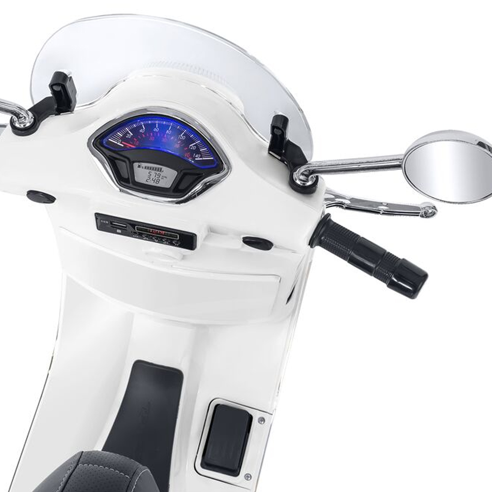 Ηλεκτροκίνητη Μηχανή Globo Vespa GTS Li-Ion 12V Bianca