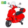 Ηλεκτροκίνητη Μηχανή Globo Vespa GTS Li-Ion 12V Red