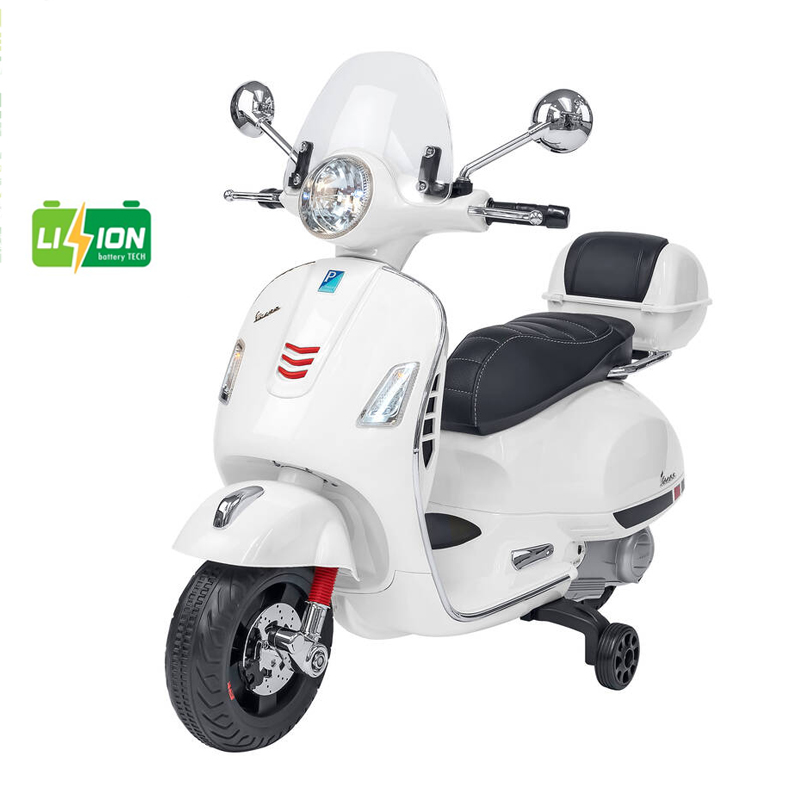 Ηλεκτροκίνητη Μηχανή Globo Vespa GTS Li-Ion 12V Bianca