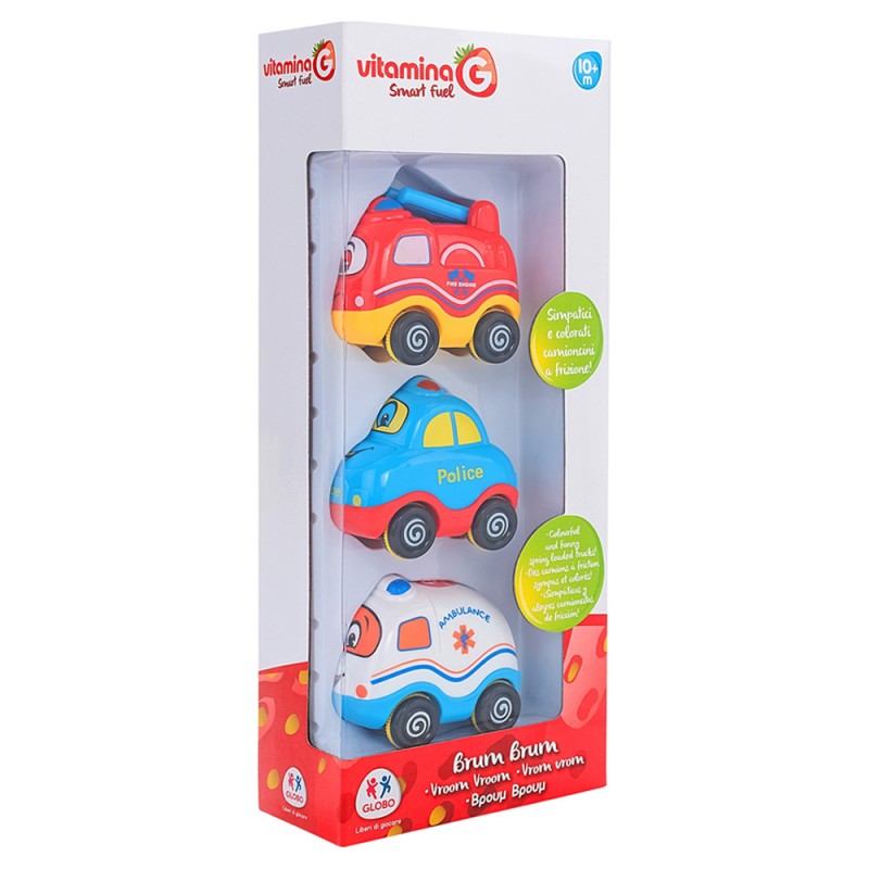 Όχημα Globo Vitamina G Friction Emergency (3τεμ.)