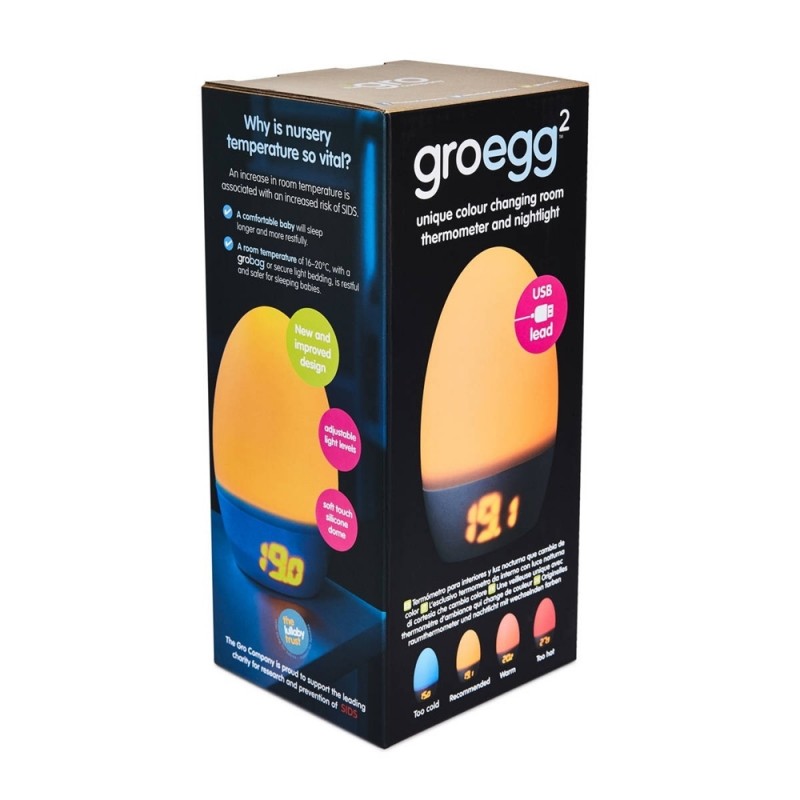Θερμόμετρο Δωματίου Gro Company Gro Egg που αλλάζει χρώματα