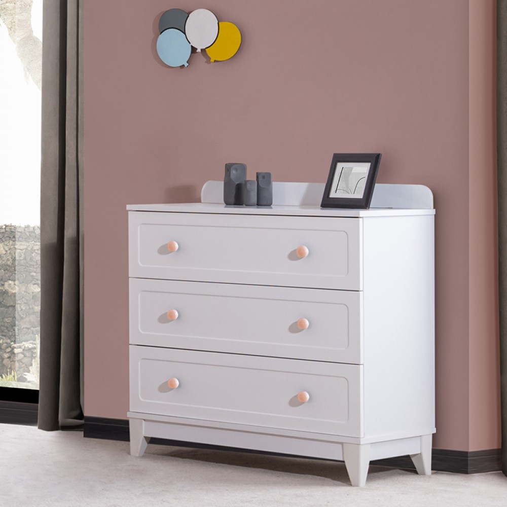 Συρταριέρα Gumus Bebe Berlin White