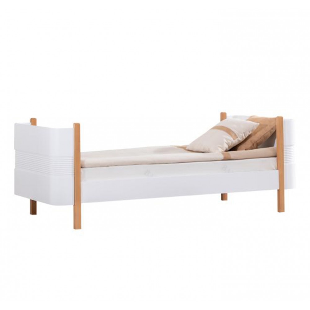 Κρεβάτι μετατρεπόμενο σε προεφηβικό Gumus Bebe Perla Oak/White