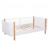 Κρεβάτι μετατρεπόμενο σε προεφηβικό Gumus Bebe Perla Oak/White