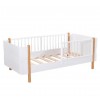 Κρεβάτι μετατρεπόμενο σε προεφηβικό Gumus Bebe Perla Oak/White