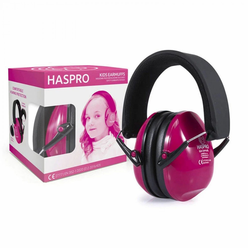 Ακουστικά Προστασίας Νηπίων Haspro Pink