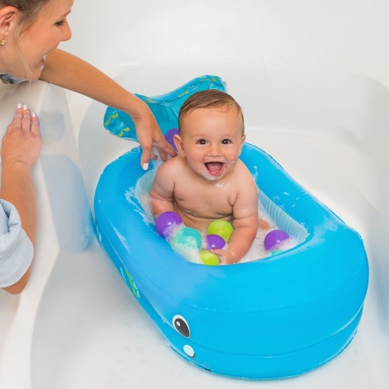 Παιχνίδι Μπάνιου Infantino Whale Bubble Ball Bath Tub