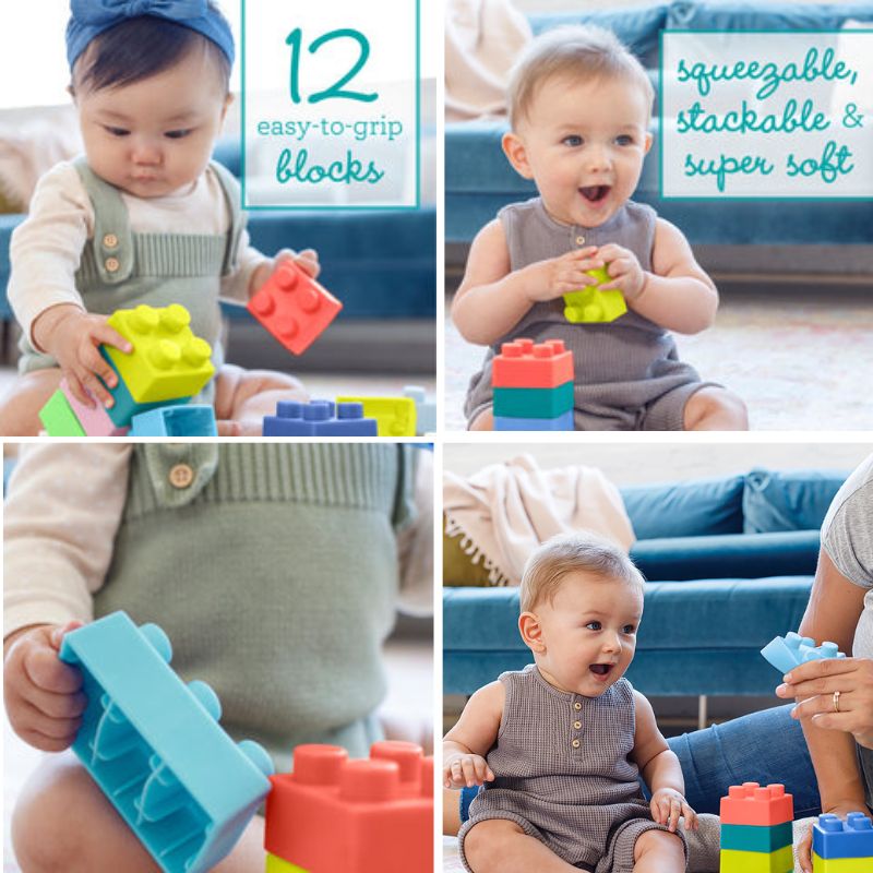 Εκπαιδευτικό Παιχνίδι Infantino Super Soft 1st Baby Blocks™