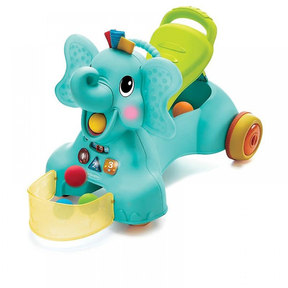 Στράτα Infantino 3 in 1 Sit Walk Ride Elephant