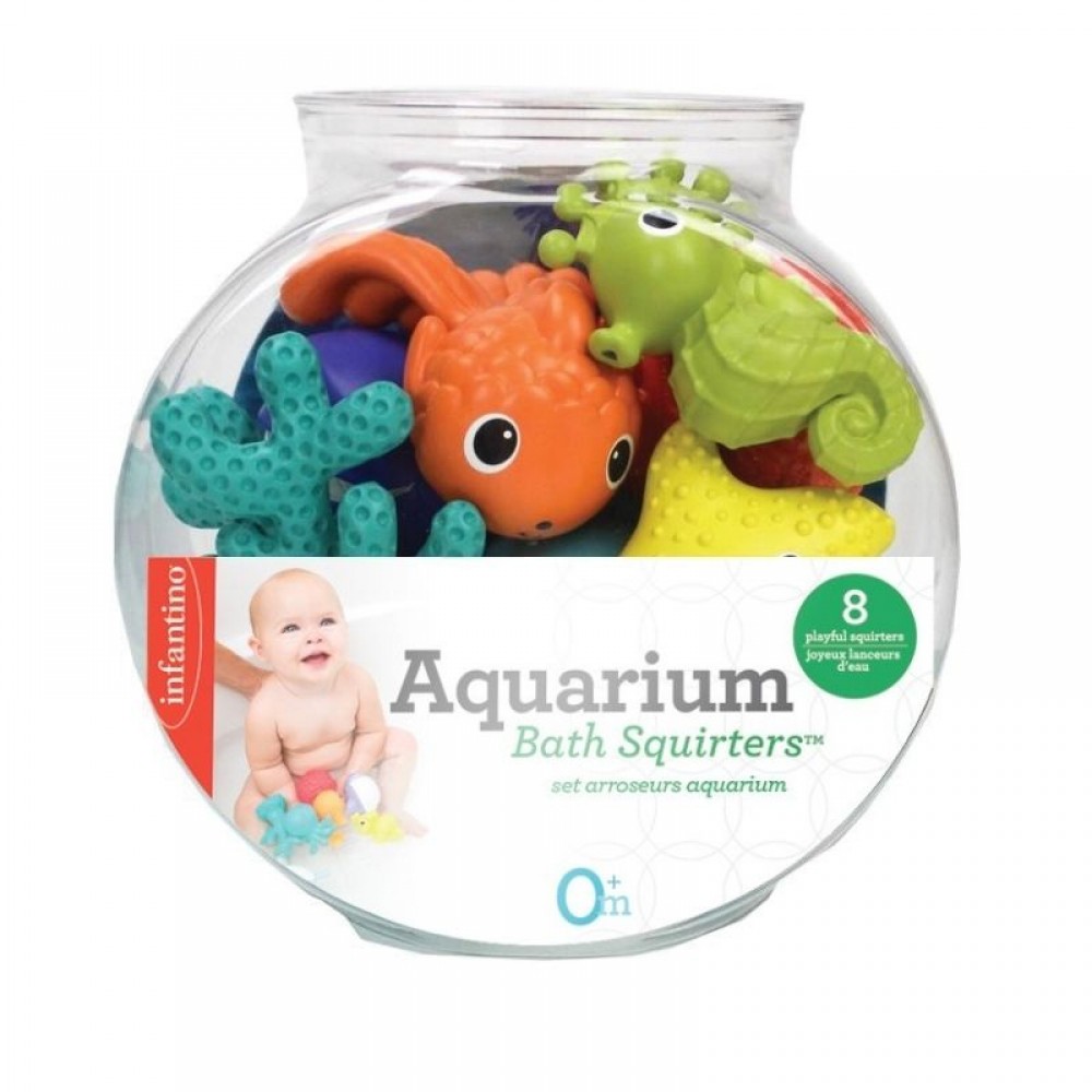 Παιχνίδι Mπάνιου Infantino Aquarium Bath Squirters