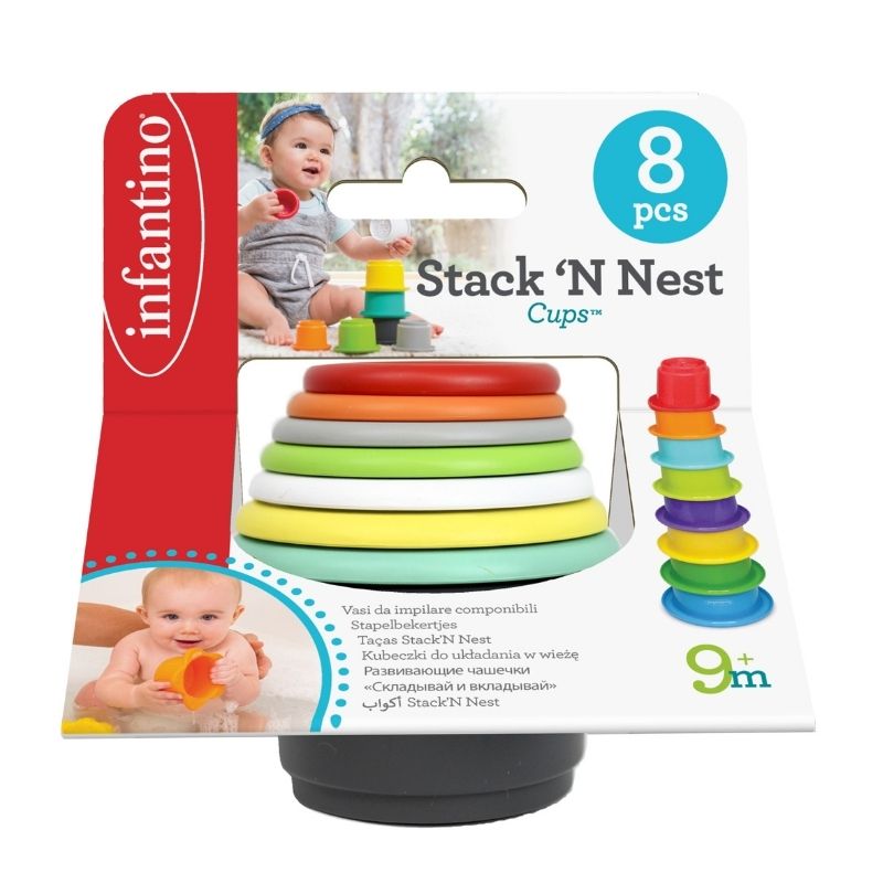 Παιχνίδι Δραστηριοτήτων Infantino Stack N Nest Cups