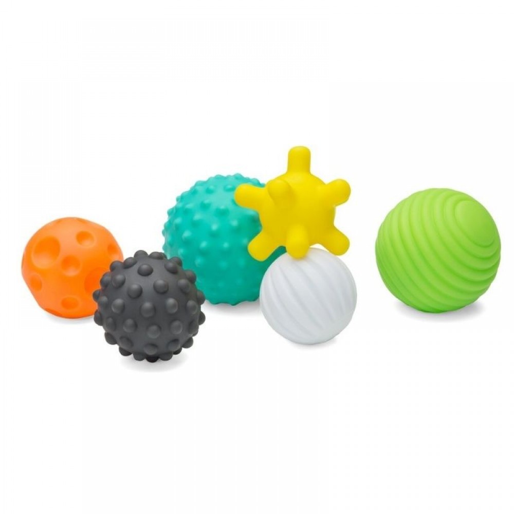 Παιχνίδι Δραστηριοτήτων Infantino Textured Multi Ball Set 
