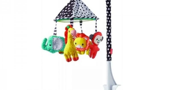 Μουσικό Κρεβατιού Infantino Musical Mobile Carousel White- Black