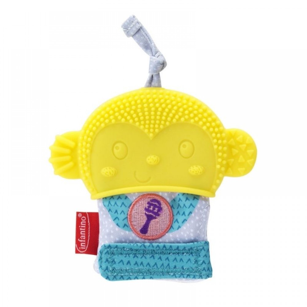 Γάντι Οδοντοφυΐας Infantino Rattle &amp; Crinkle