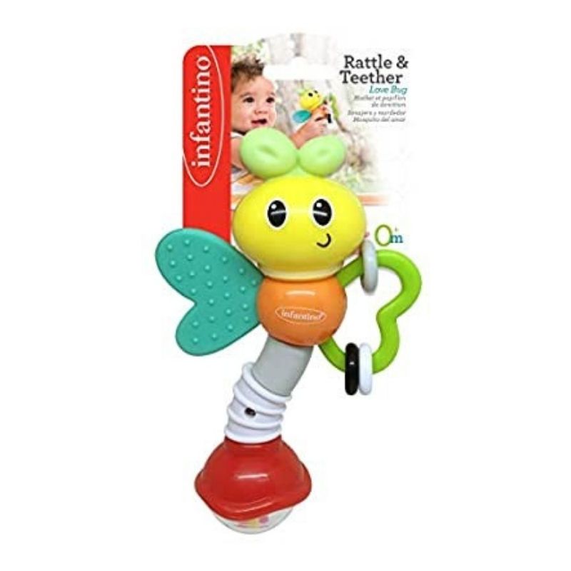 Κουδουνίστρα Infantino Rattle Teether Love Bug