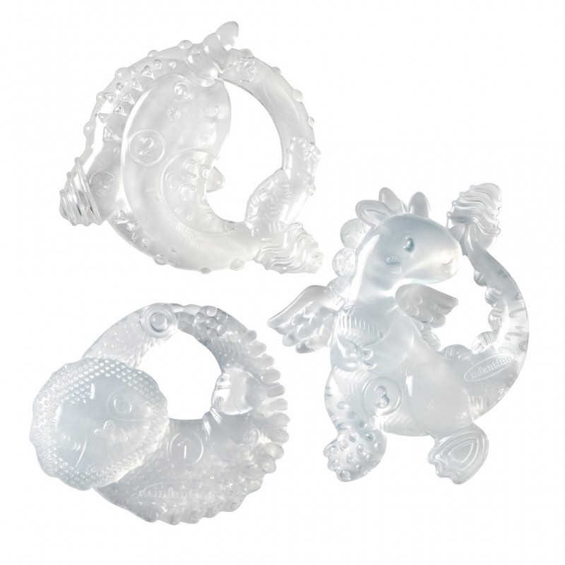 Μασητικά Infantino Crystal Clear Teething Stages Gift Set