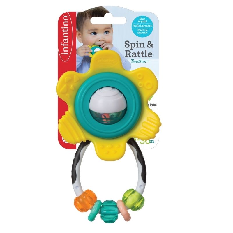 Κουδουνίστρα / Μασητικό Οδοντοφυΐας Infantino Spin Rattle Teether
