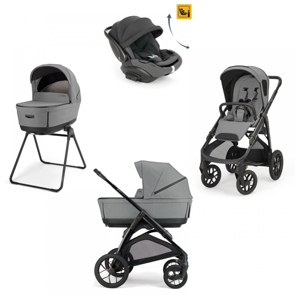 Πολυκαρότσι Inglesina Aptica XT Quattro Canyon Grey / Chassis Black / DRW-RC Evo (2026)