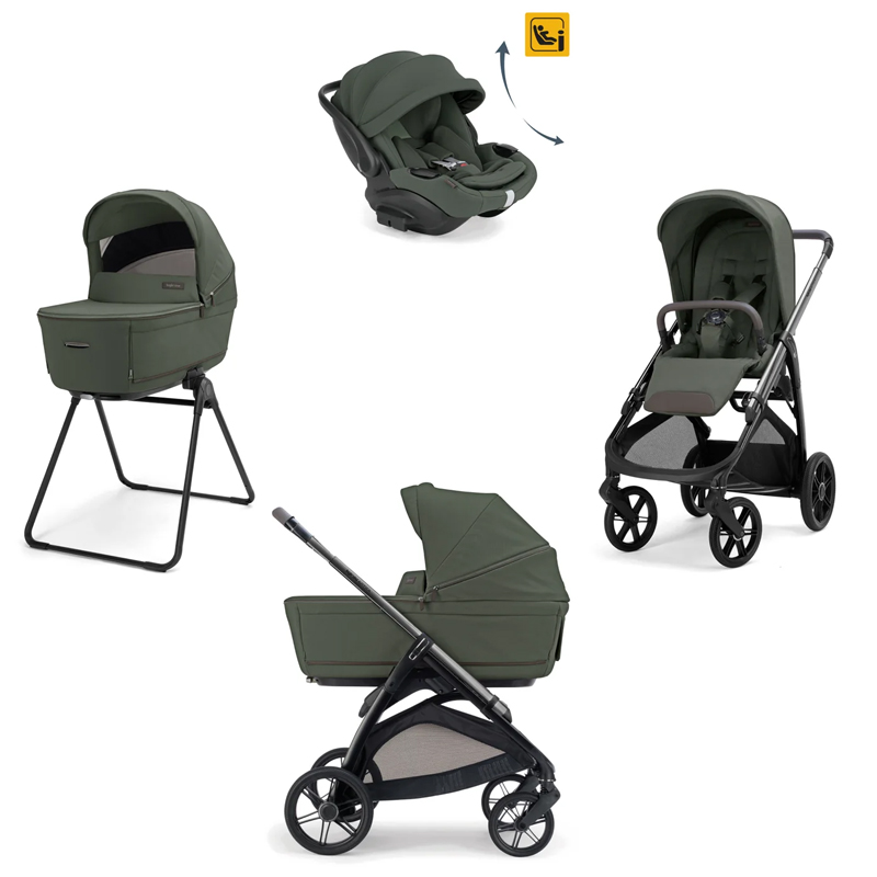 Πολυκαρότσι Inglesina Aptica Quattro Ivy Green / Litio Black / DRW-RC Evo (2026)