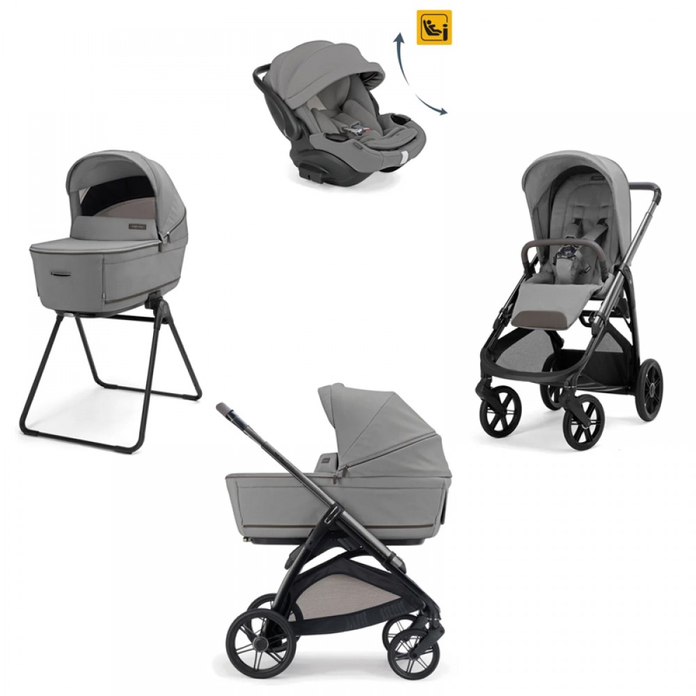 Πολυκαρότσι Inglesina Aptica Quattro Crystal Grey / Litio Black / DRW-RC Evo (2026)