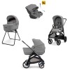Πολυκαρότσι Inglesina Aptica Quattro Crystal Grey / Litio Black / DRW-RC Evo (2026)