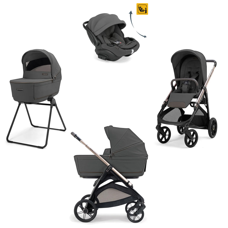 Πολυκαρότσι Inglesina Aptica Quattro Marble Grey / Palladio Black / DRW-RC Evo (2026)