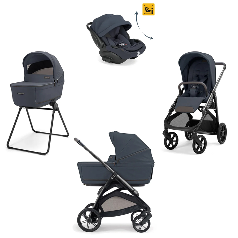 Πολυκαρότσι Inglesina Aptica Quattro Sapphire Blue / Litio Black / DRW-RC Evo (2026)