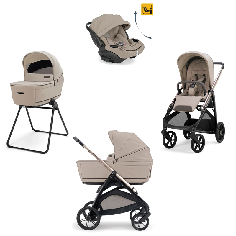 Πολυκαρότσι Inglesina Aptica Quattro Vicuna Beige / Palladio Black / DRW-RC Evo (2026)