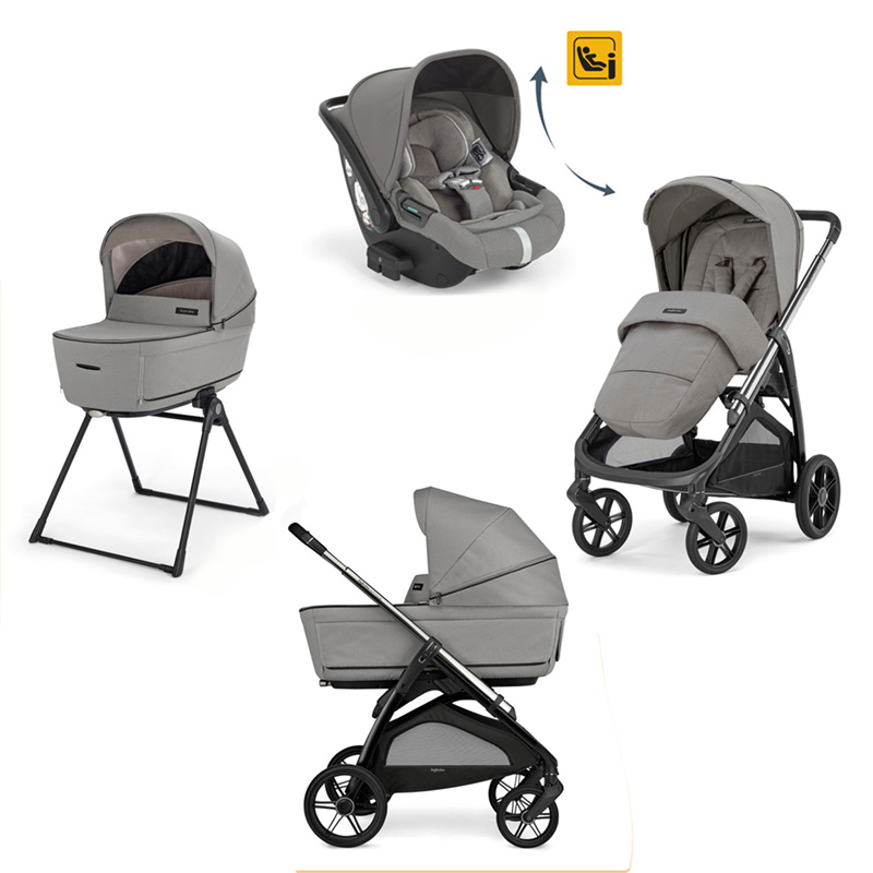 Πολυκαρότσι Inglesina Aptica Quattro Platinum Grey / Litio Black / DRW