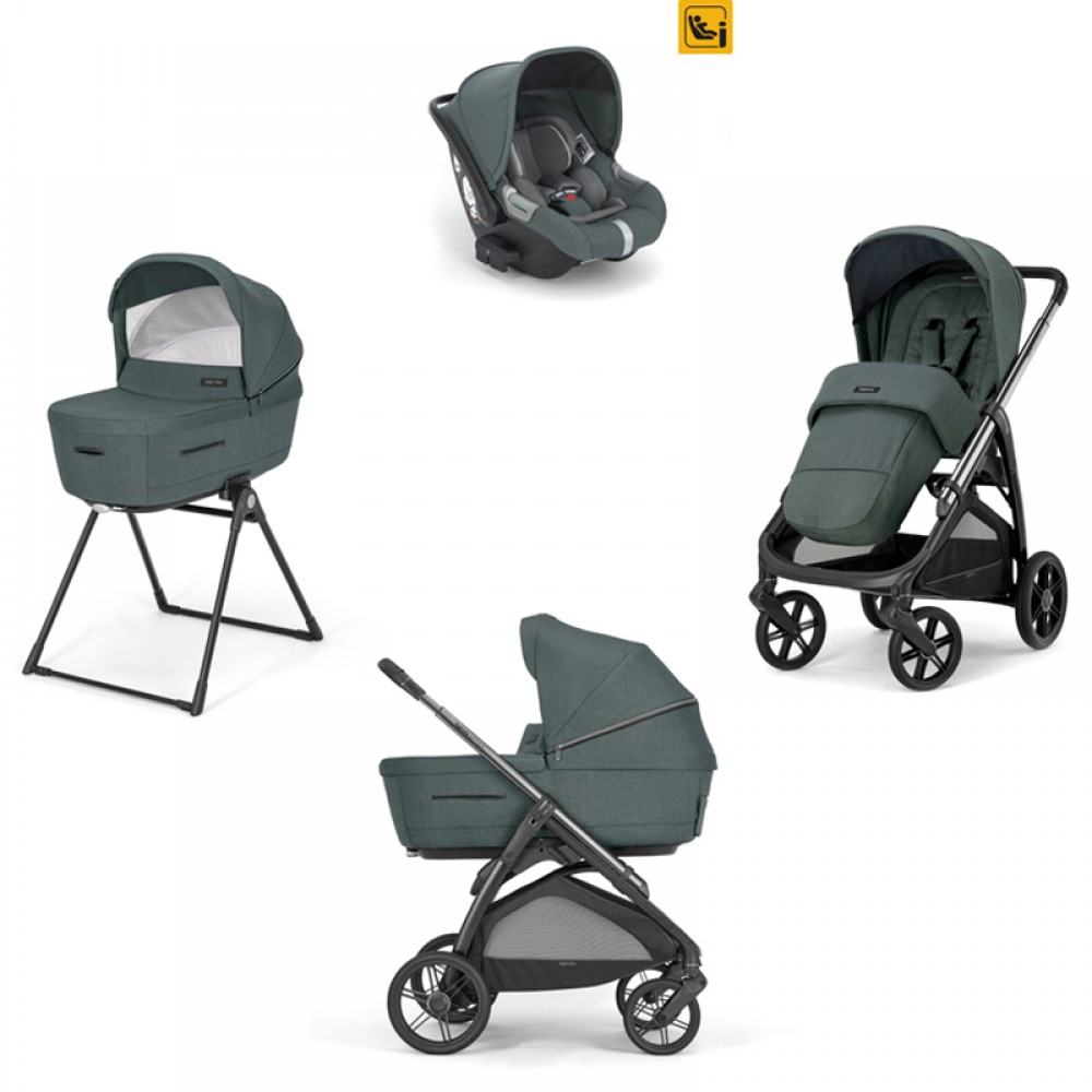 Πολυκαρότσι Inglesina Aptica Quattro Emerald Green / Litio Black / DRW Πολυκαρότσι Inglesina Aptica Quattro Emerald Green / Litio Black / DRW