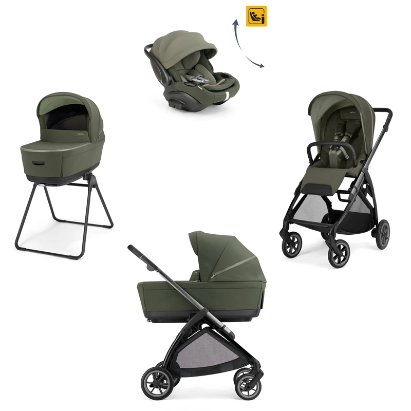 Πολυκαρότσι Inglesina Electa Quattro Loft Green / Iron Black / DRW-RC Evo (2026)