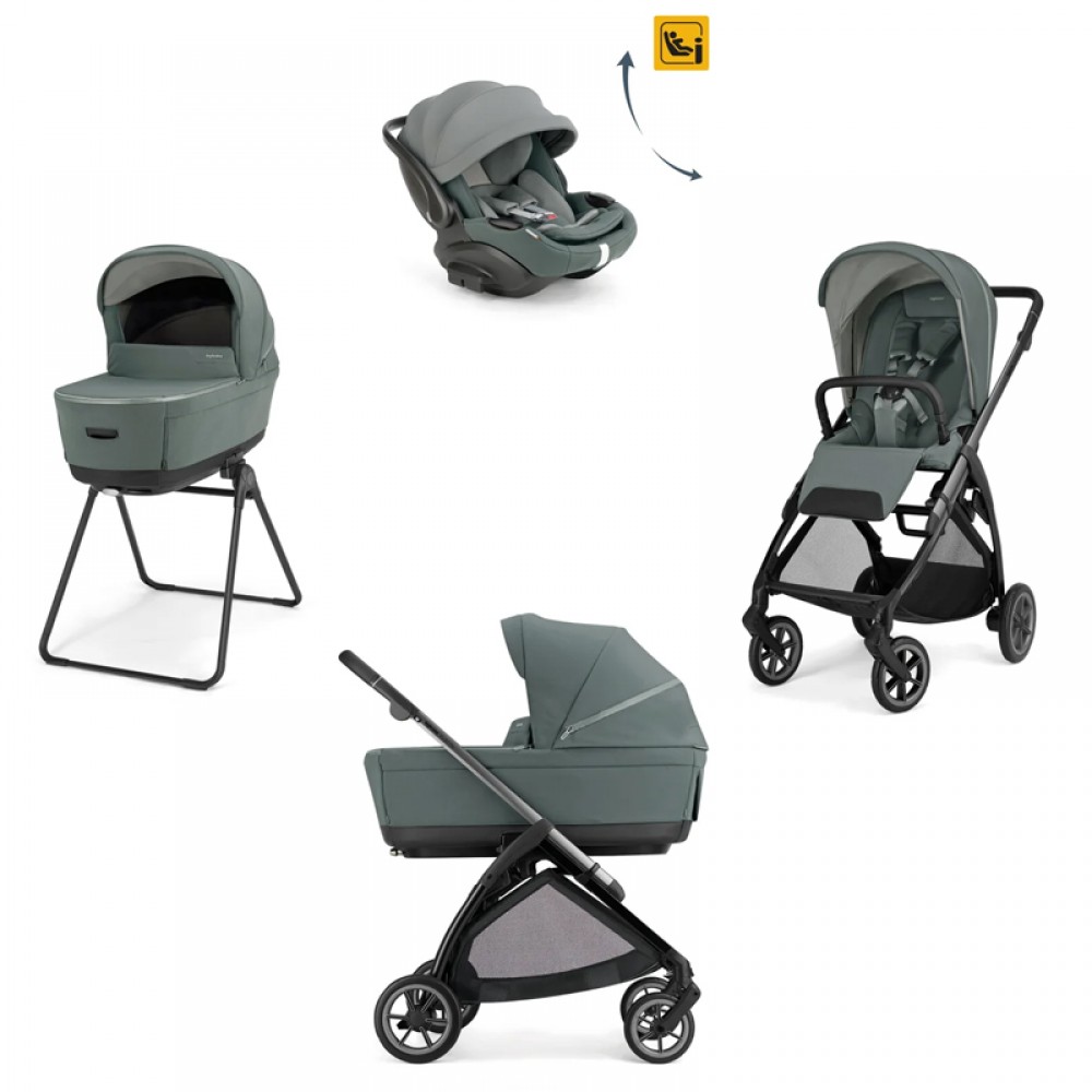 Πολυκαρότσι Inglesina Electa Quattro Studio Grey / Iron Black / DRW-RC Evo (2026) 