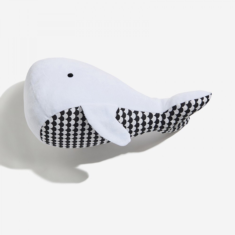 Διακοσμητικό Μαξιλάρι - Παιχνίδι Ήρα Black &amp; White Φάλαινα
