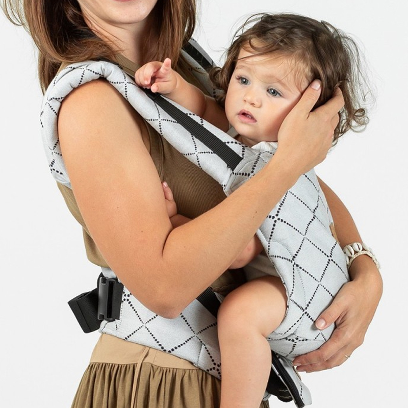Μάρσιπος Isara Quick Full Buckle Diamonda Grey
