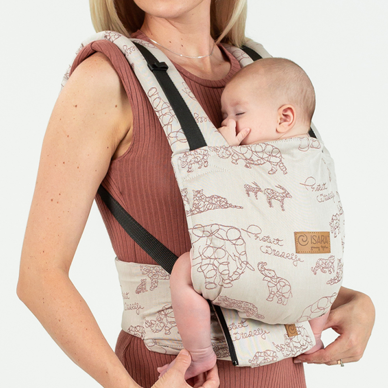 Μάρσιπος Isara Quick Full Buckle Wildlife Sandy