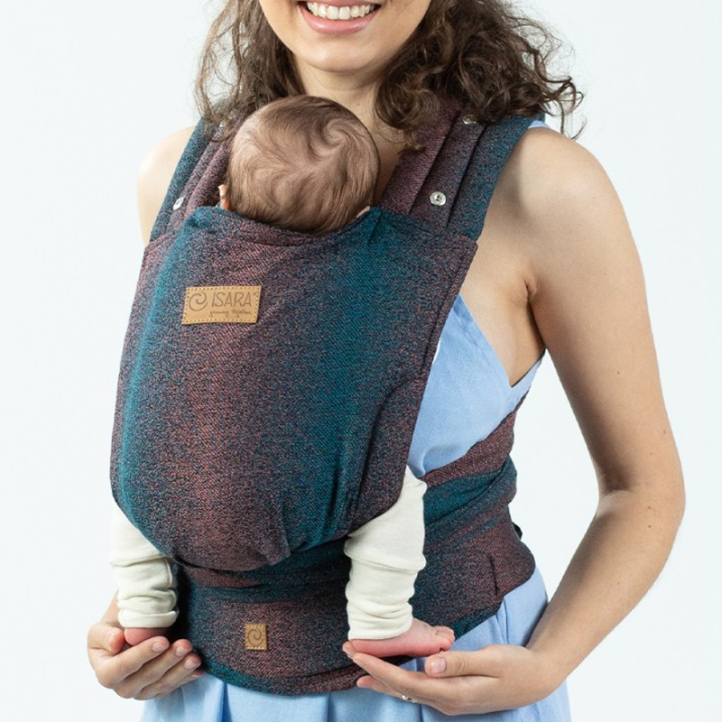 Μάρσιπος Isara Quick Half Buckle Pixelated Spicy Bamboo