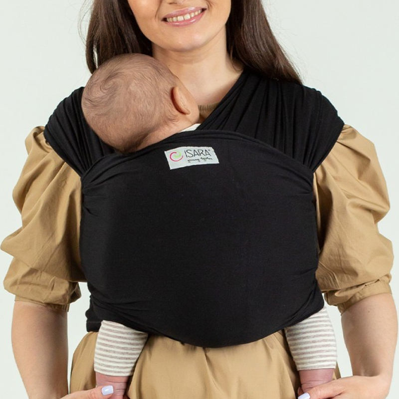 Μάρσιπος Isara Stretchy Wrap Onyx Black