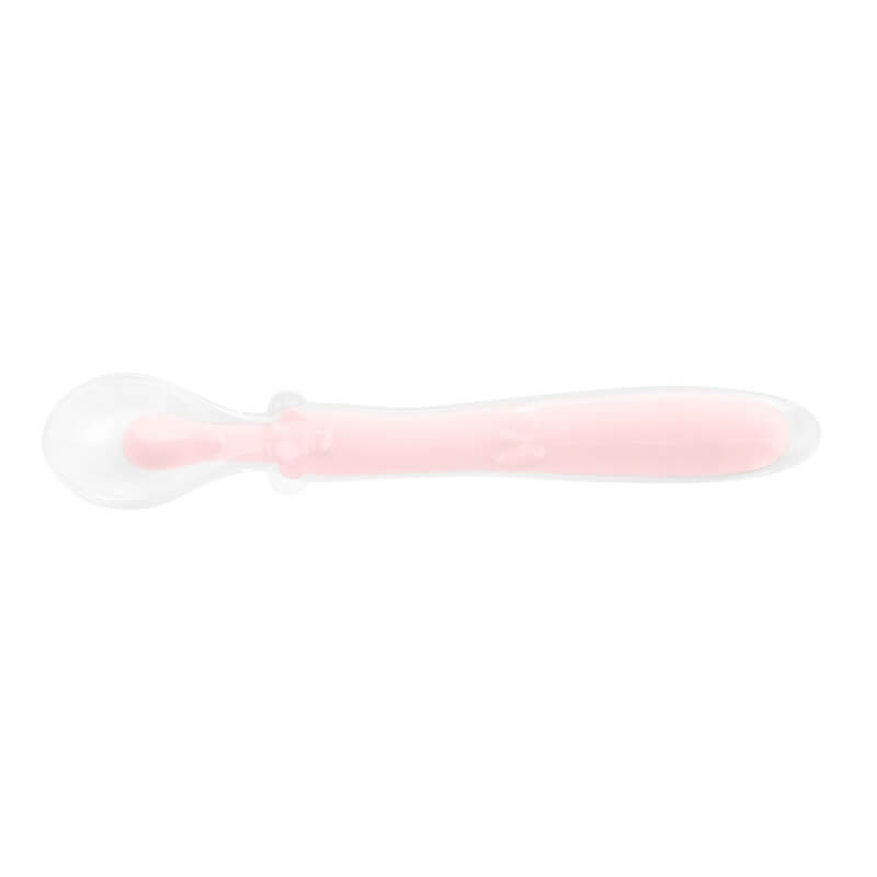 Εκπαιδευτικό Κουτάλι Σιλικόνης Kikka boo Flexible Pink