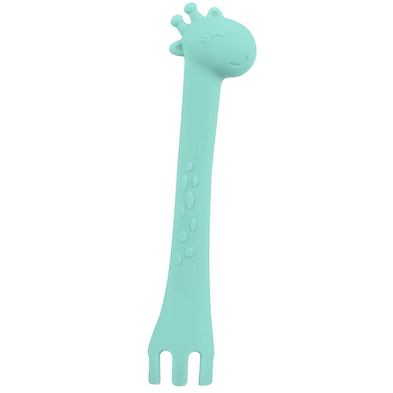 Κουτάλι Σιλικόνης Kikka boo Giraffe Mint