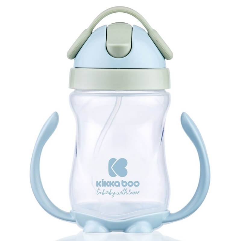 Κύπελλο με Καλαμάκι Kikka boo Sippy Cup Blue 300ml