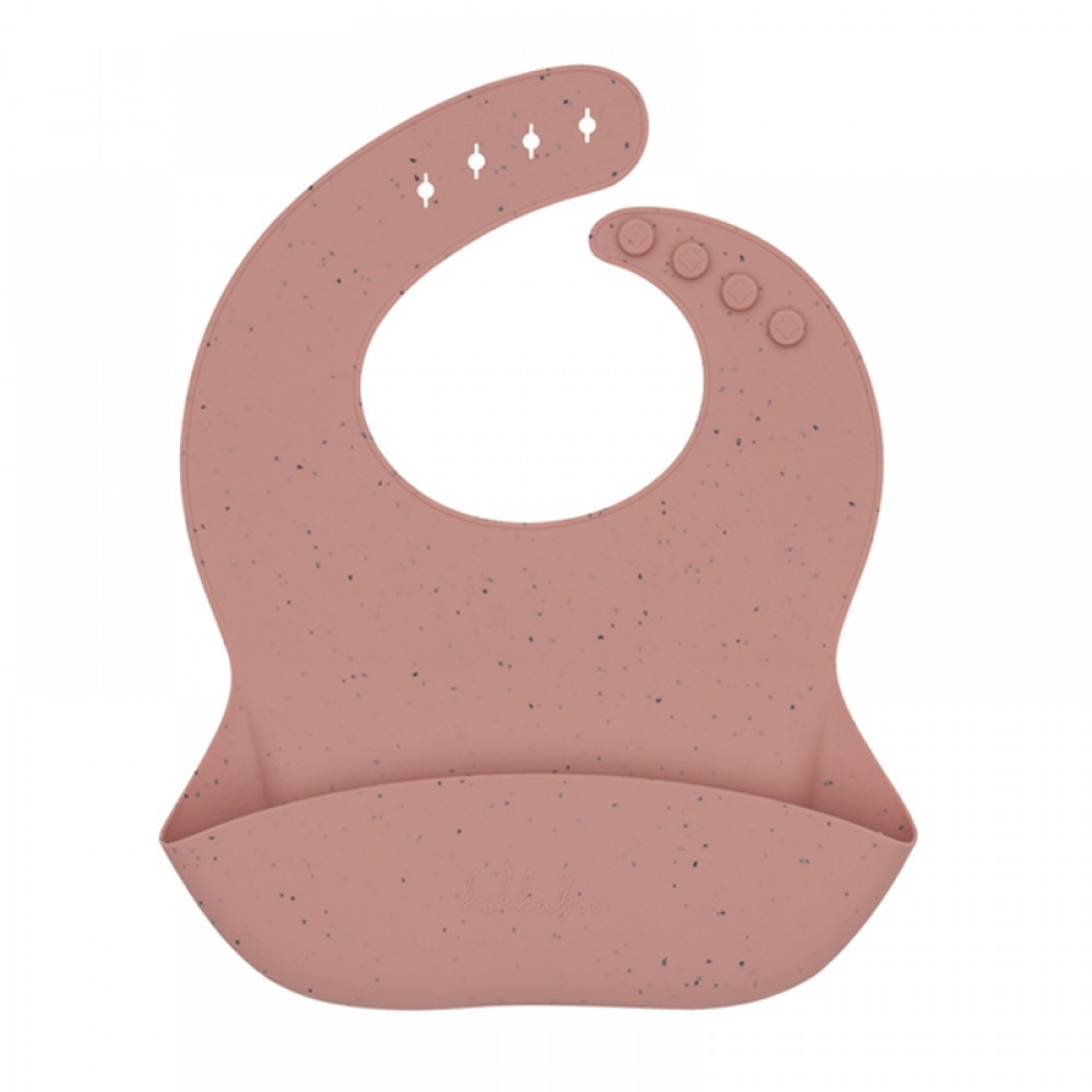 Σαλιάρα Σιλικόνης Kikka Boo Platinum Blush
