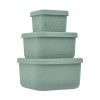 Σετ Δοχείων Αποθήκευσης Kikka Boo Platinum Silicone Sage Σετ Δοχείων Αποθήκευσης Kikka Boo Platinum Silicone Sage