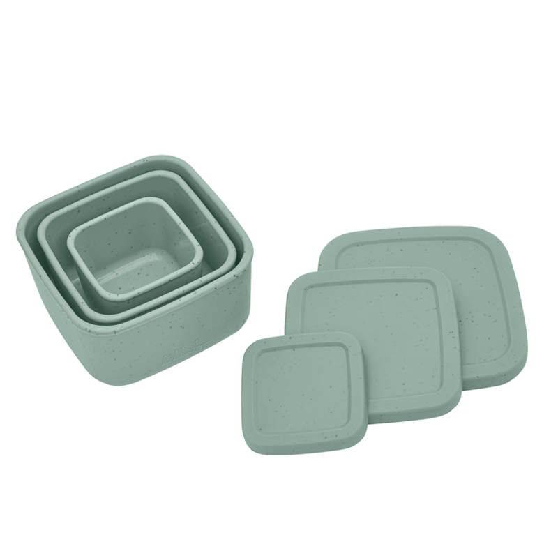Σετ Δοχείων Αποθήκευσης Kikka Boo Platinum Silicone Sage